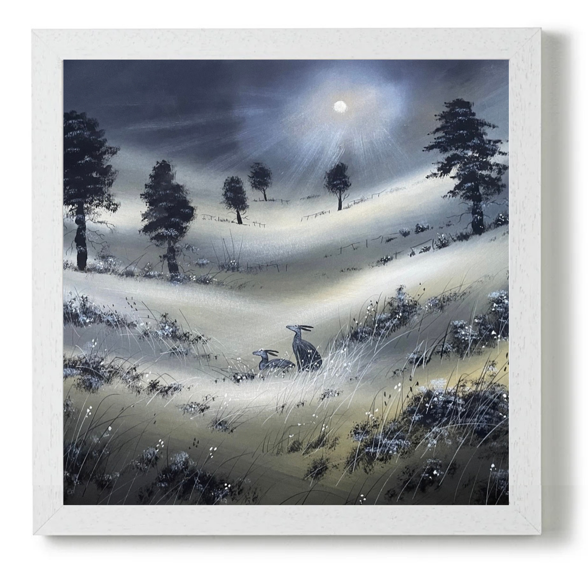 Hares In The Night by Stephen Allen