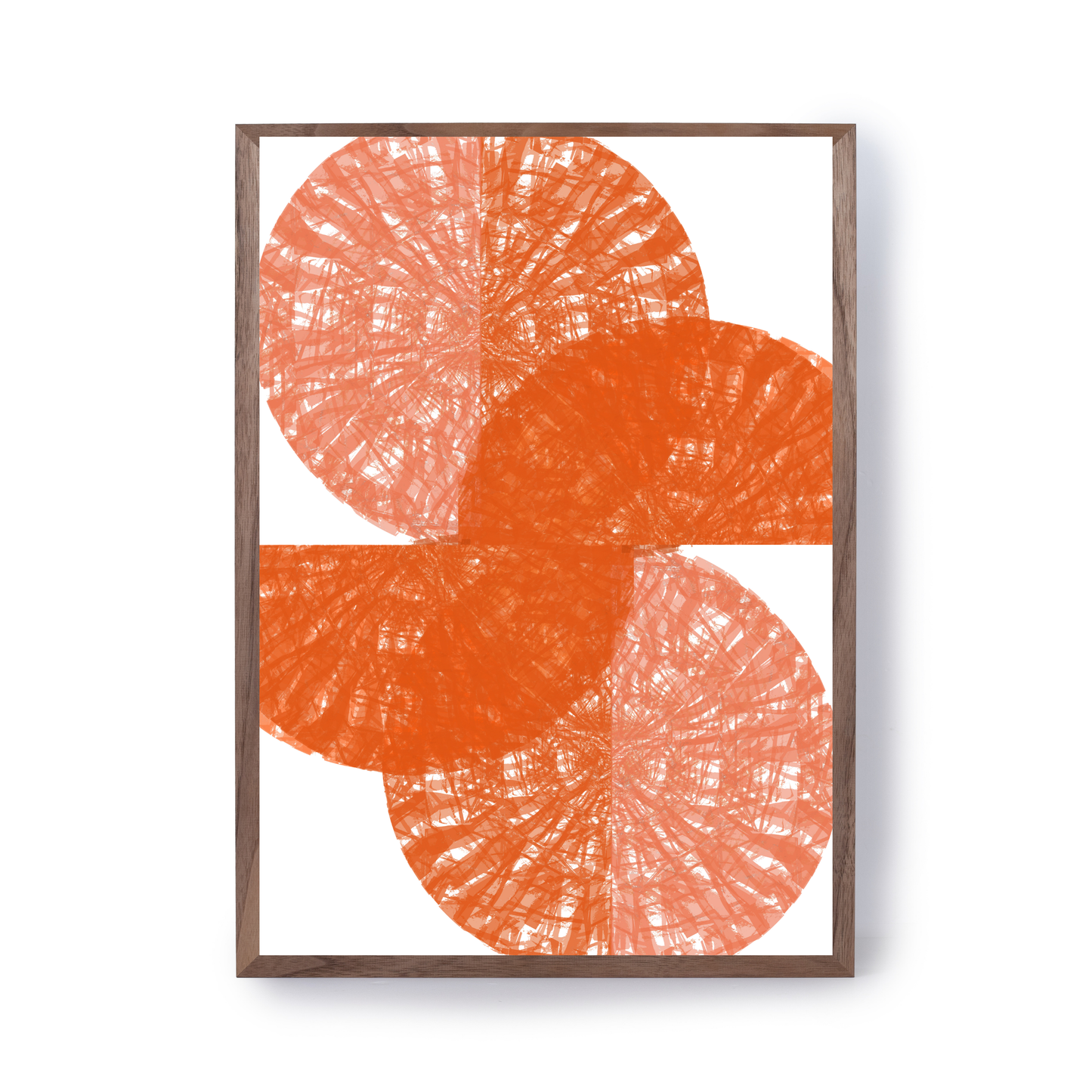 Orange Circle Fans 1 by Cartissi