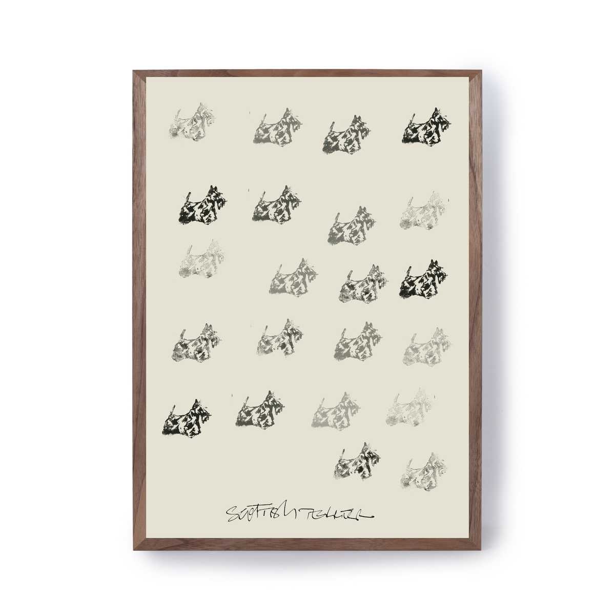 Scottish Terrier Grid by Cartissi