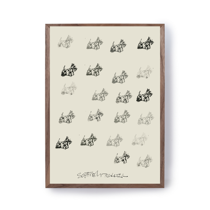 Scottish Terrier Grid by Cartissi