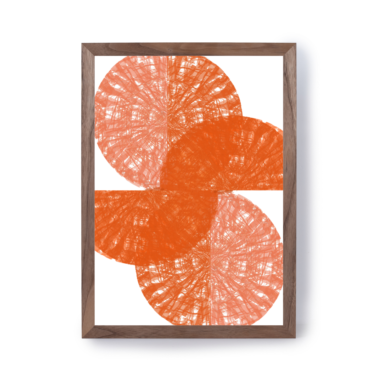 Orange Circle Fans 1 by Cartissi