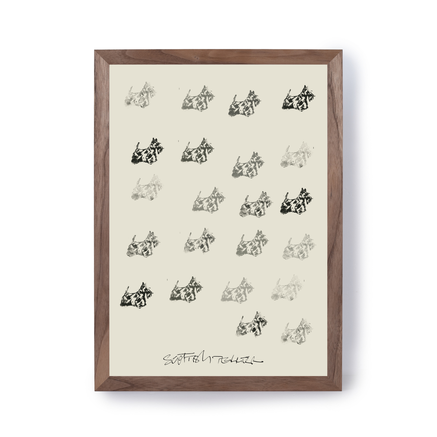 Scottish Terrier Grid by Cartissi