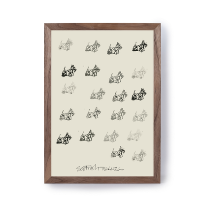Scottish Terrier Grid by Cartissi