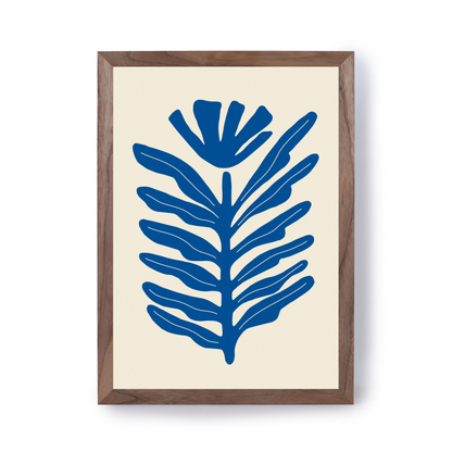 Abstract Plant Blue by Ani Vidotto