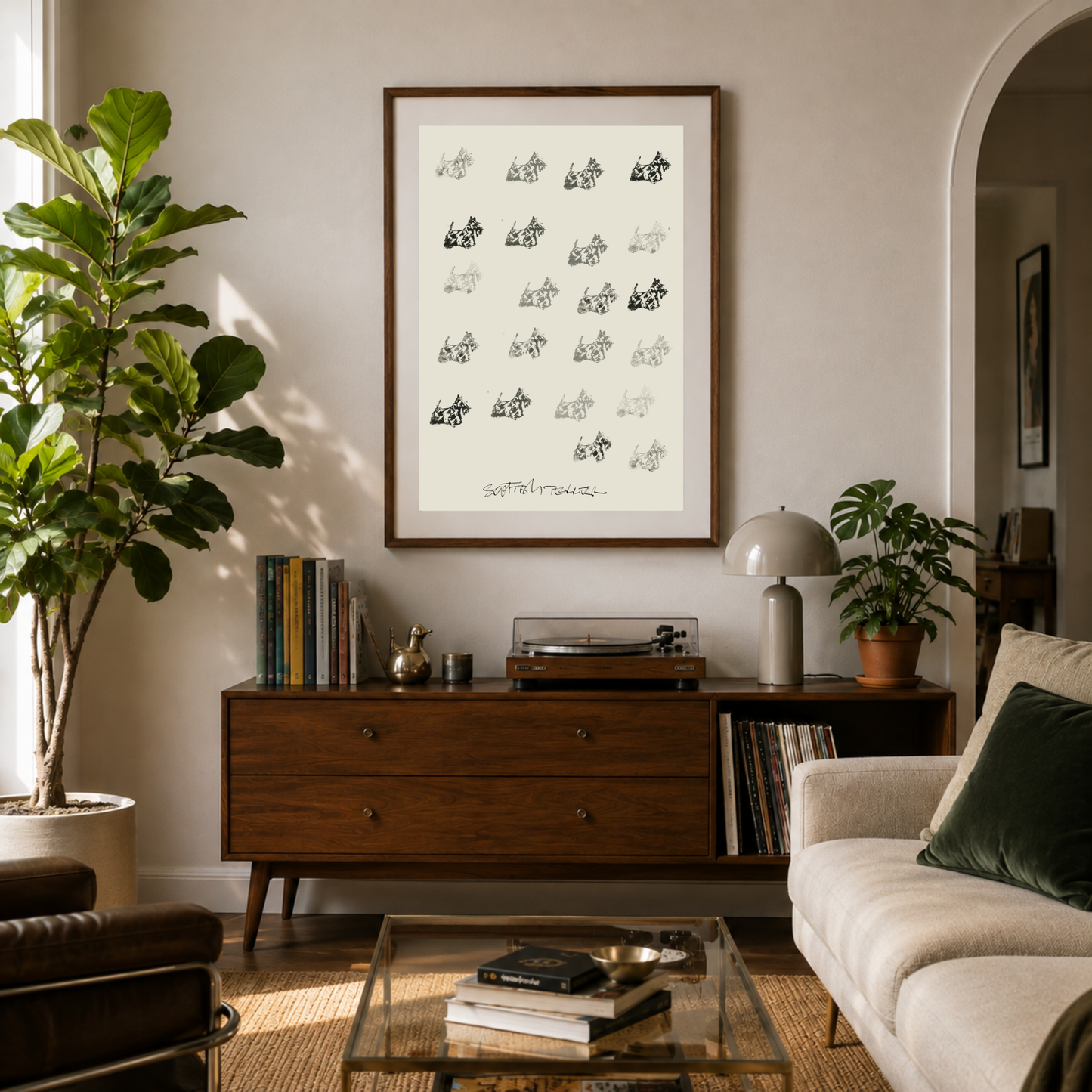 Scottish Terrier Grid by Cartissi