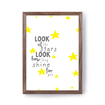 Look At The Stars by Print Studio By Anya