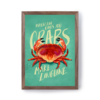 When Life Gives you Crabs by Mark Harrison Prints