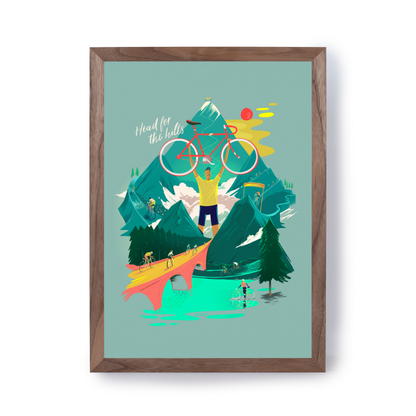 Head For The Hills by Mark Harrison Prints