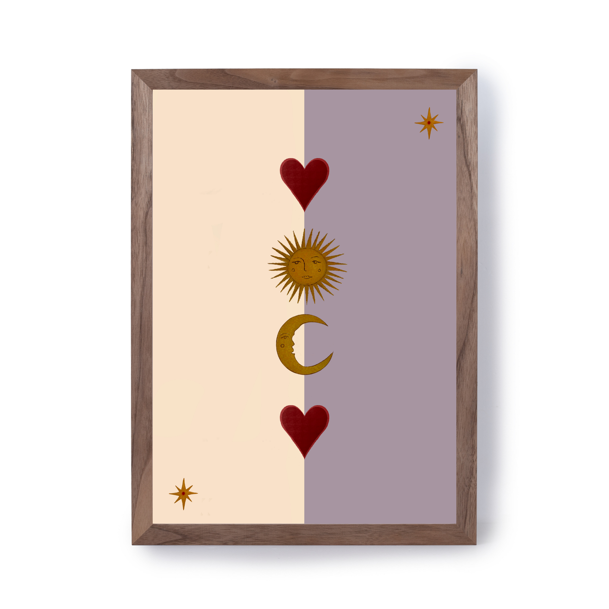 Sun Moon and heart by Queen of the Rodeo
