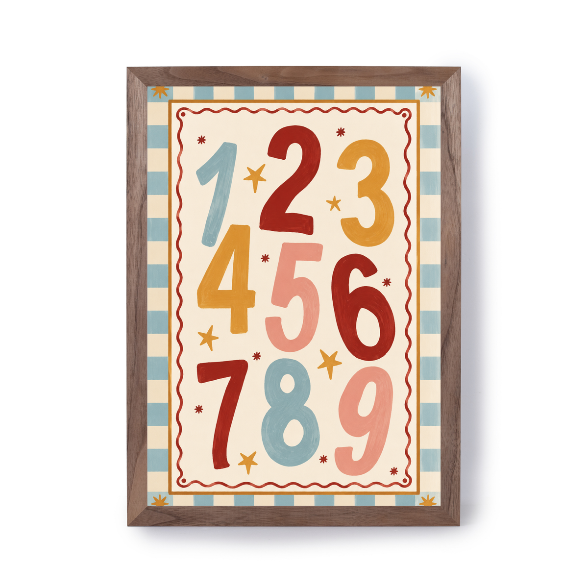 Alphabet Numbers by Print Studio By Anya