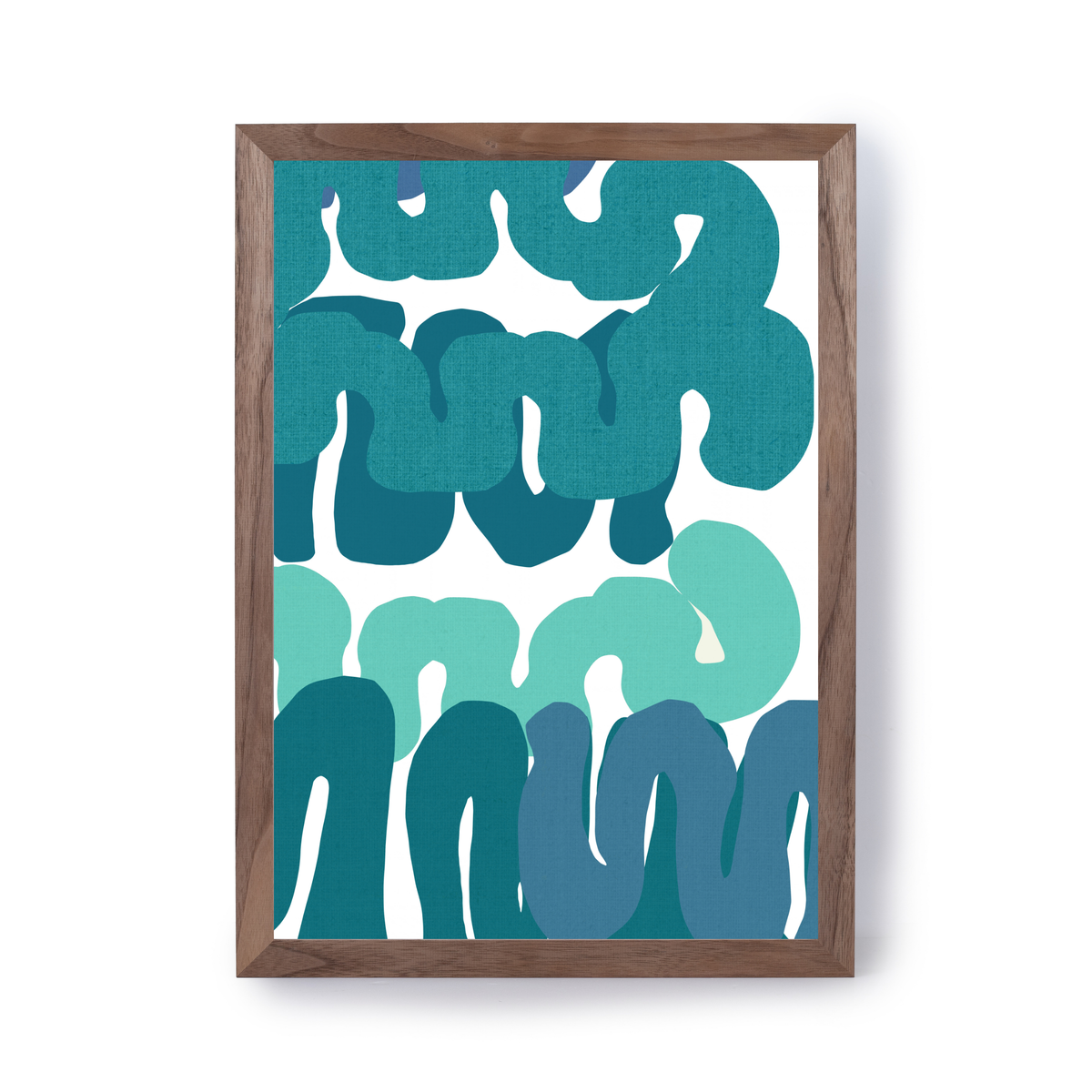 Blue Squiggles 3 by Cartissi