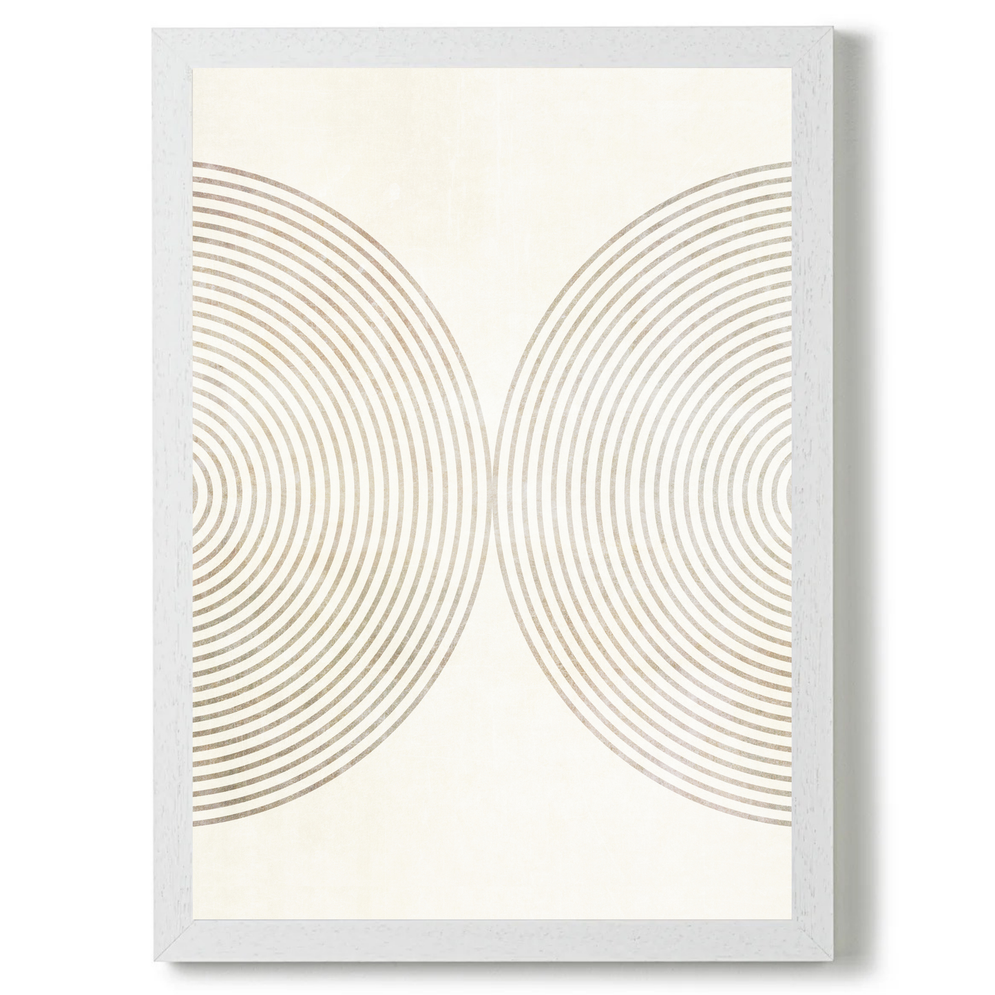 Set of 2 Neutral Mid Century Prints A by Print Punk Studio