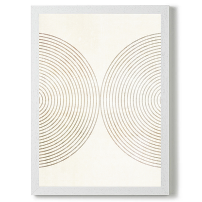 Set of 2 Neutral Mid Century Prints A by Print Punk Studio
