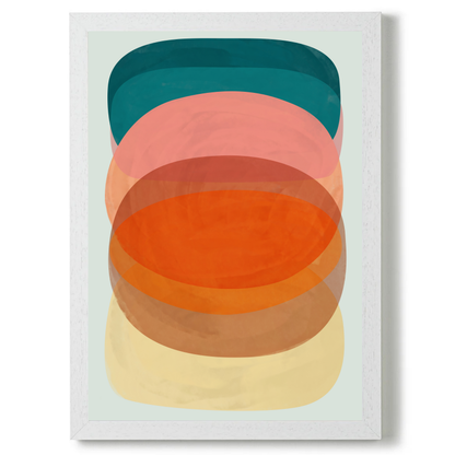 Bold Colourful Painted Abstracts by Print Punk Studio