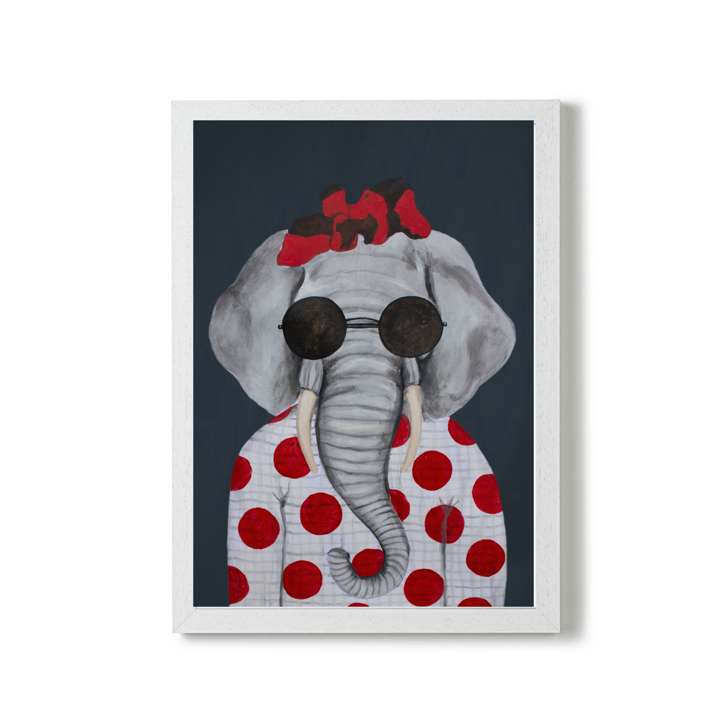 Vintage Elephant Woman by Coco Deparis