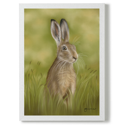 Hare in the Grass by Georgie Turner