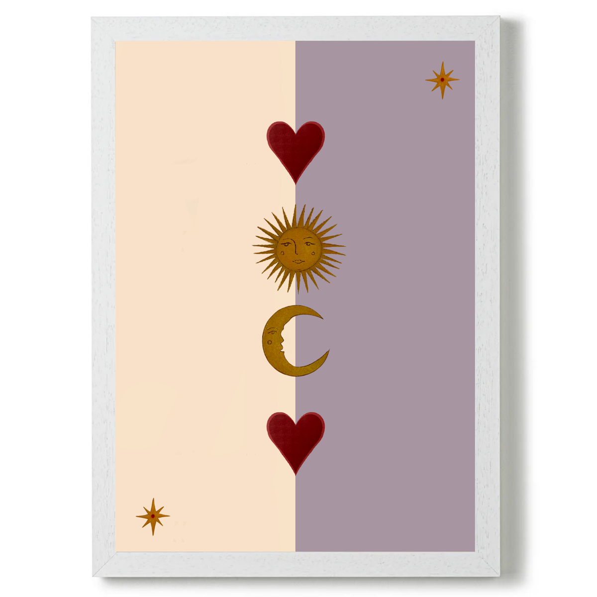 Sun Moon and heart by Queen of the Rodeo