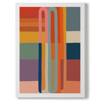 Set of 2 Fun Abstract Textured Prints B by Print Punk Studio