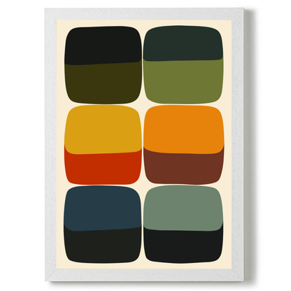 Bold Mid Century Print by Print Punk Studio