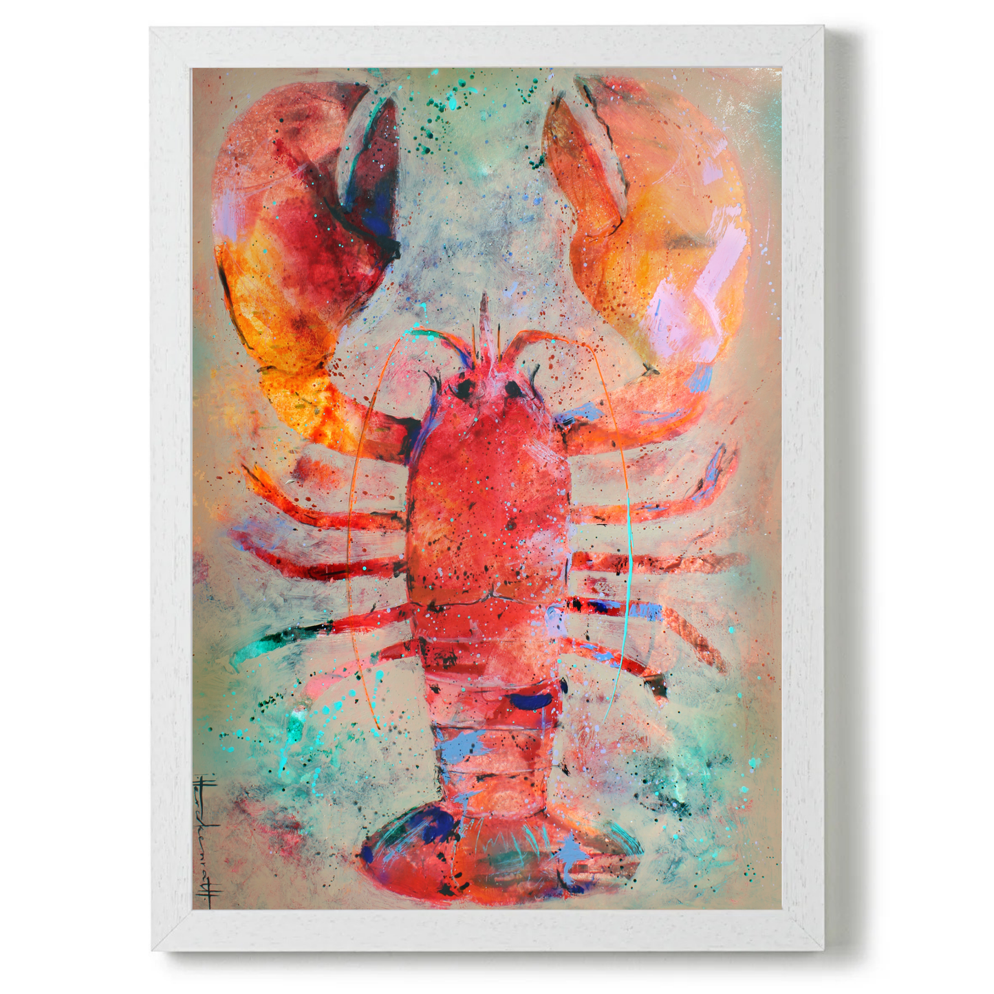 Arty Lobster 1 by STUDIO PAINT-ING