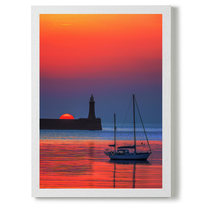 A Beautiful Summer Soltice Sunrise at South Shields by Steven Robinson