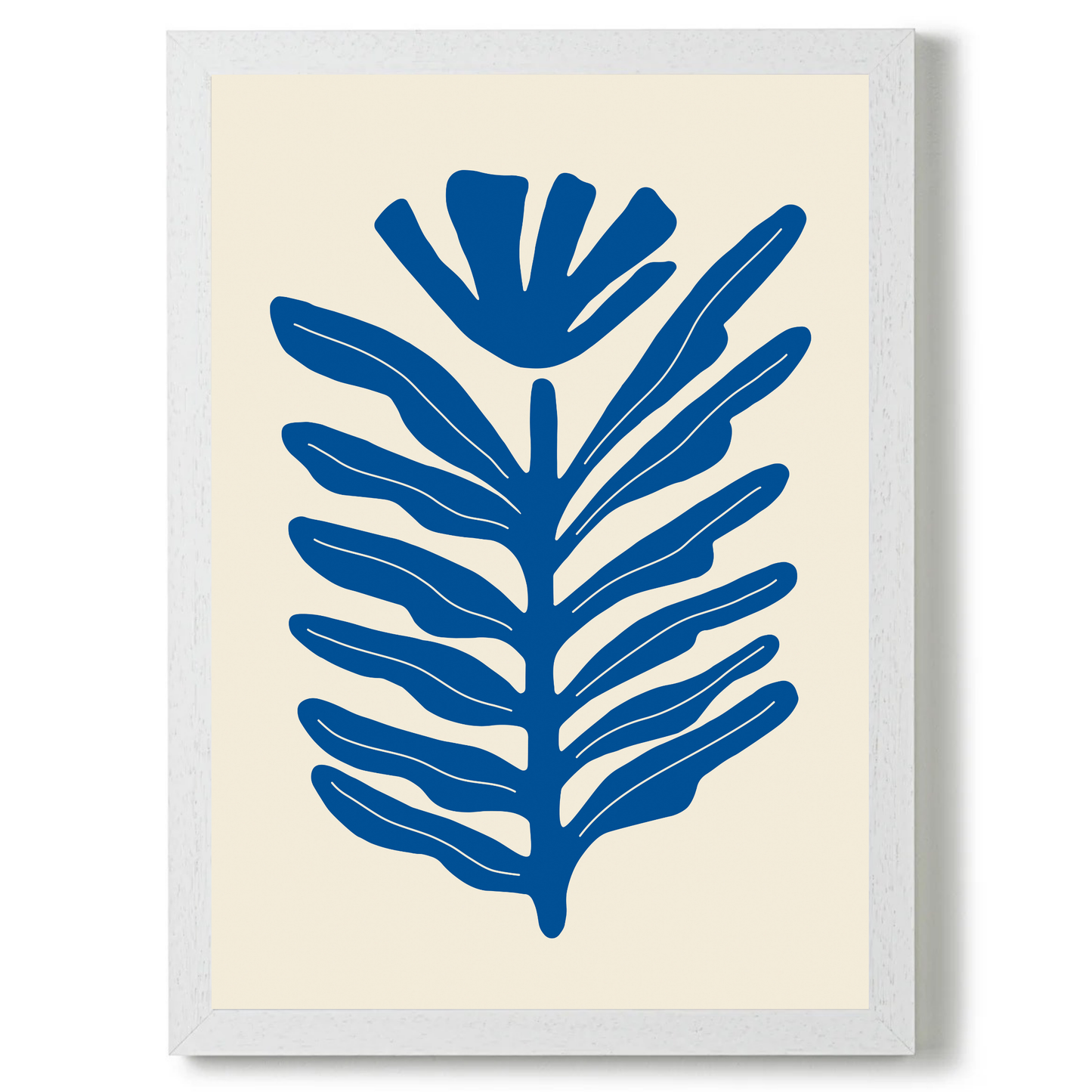 Abstract Plant Blue by Ani Vidotto