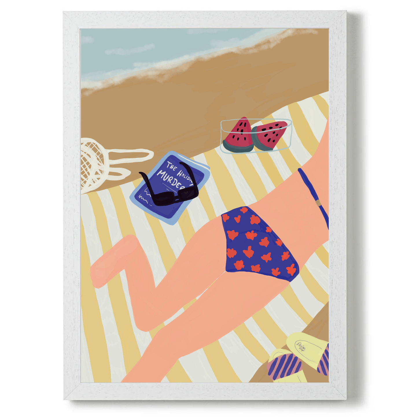 Beach Bum by Alix Campbell Art