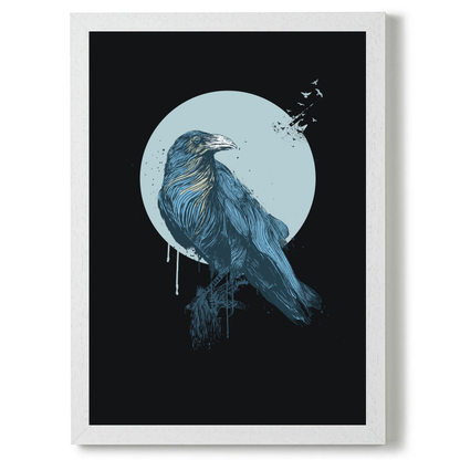 Blue Crow Dark by Balazs Solti