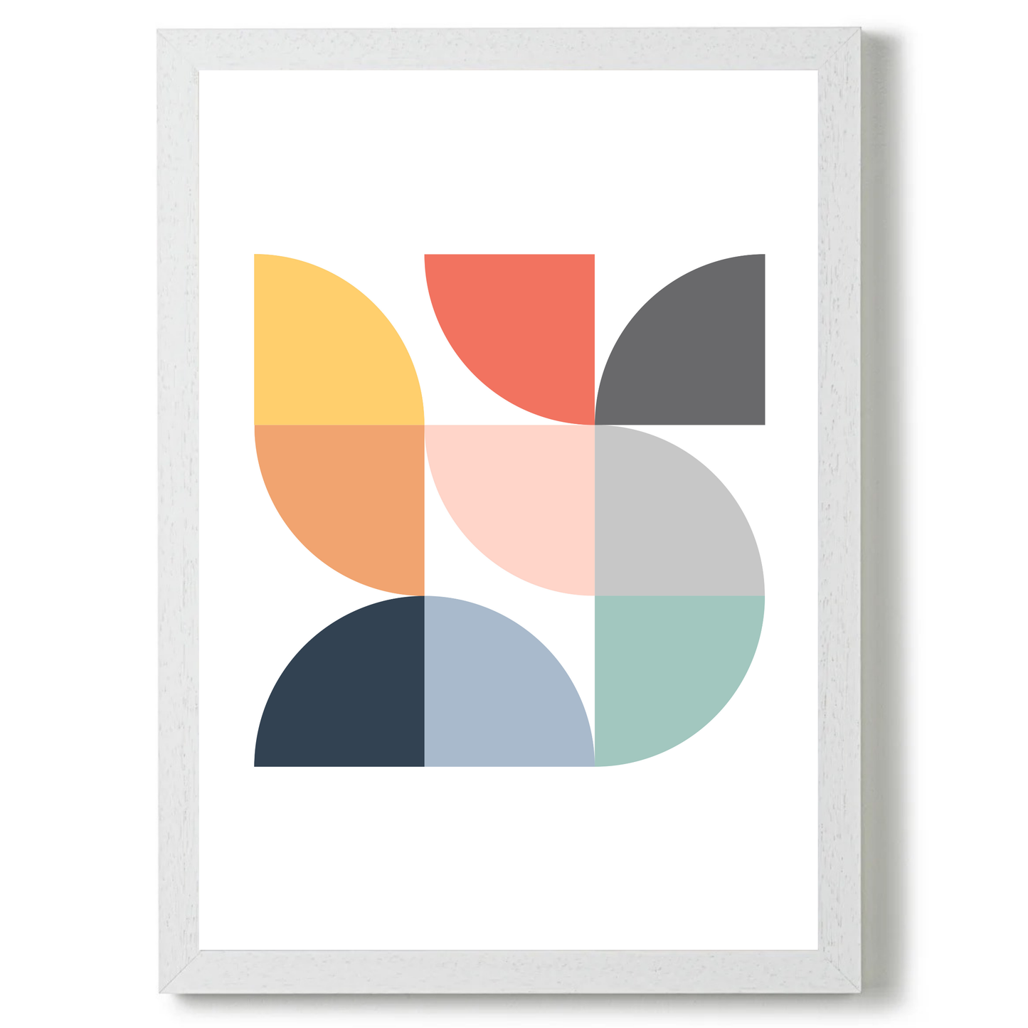 Scandi Quarter Circles by Print Punk Studio