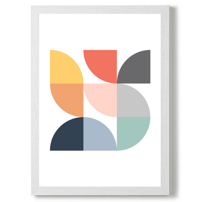 Scandi Quarter Circles by Print Punk Studio