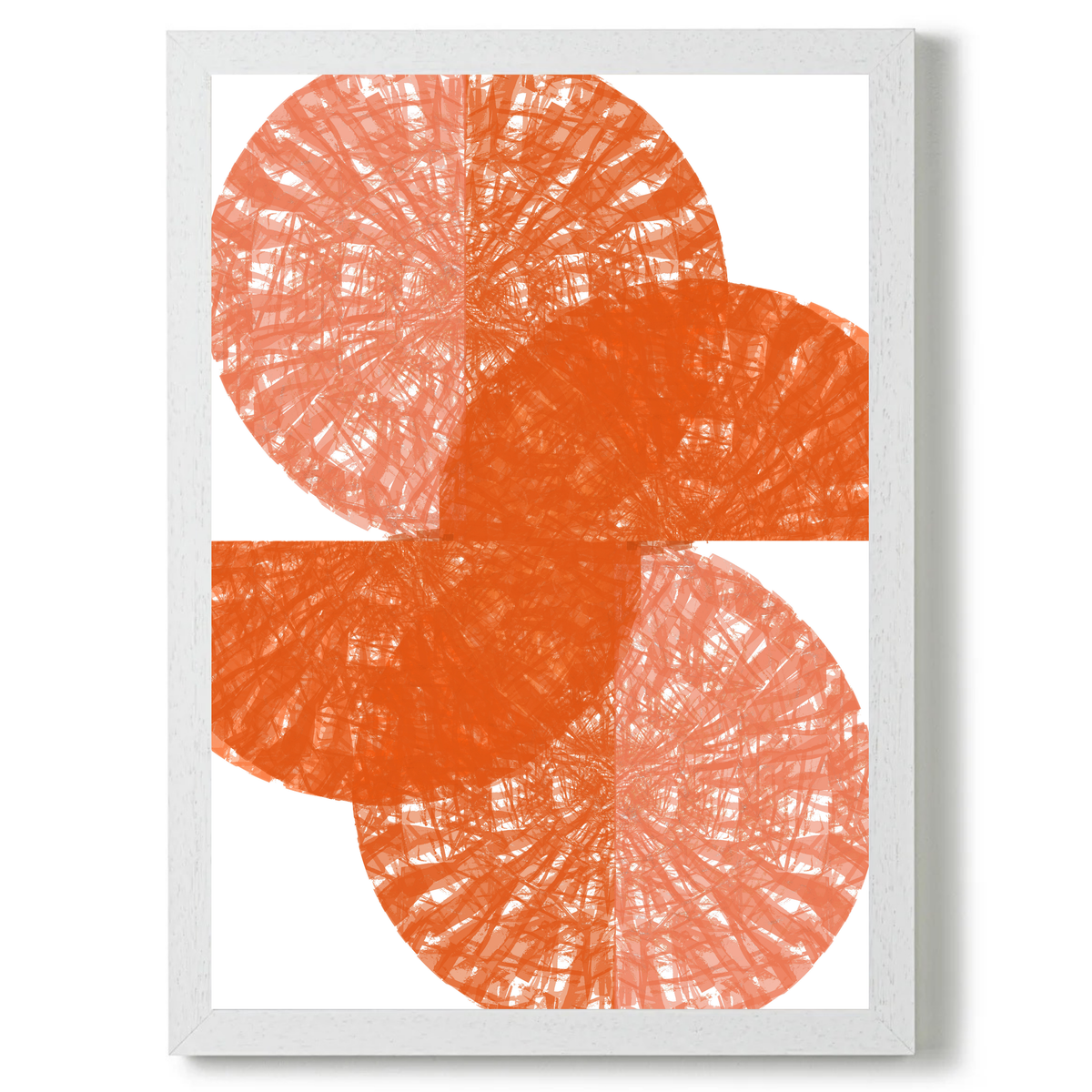 Orange Circle Fans 1 by Cartissi