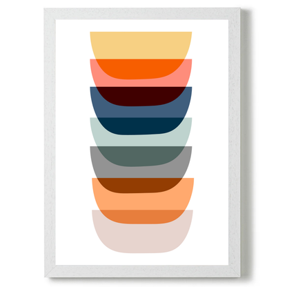 Abstract Mid Centuty Art by Print Punk Studio