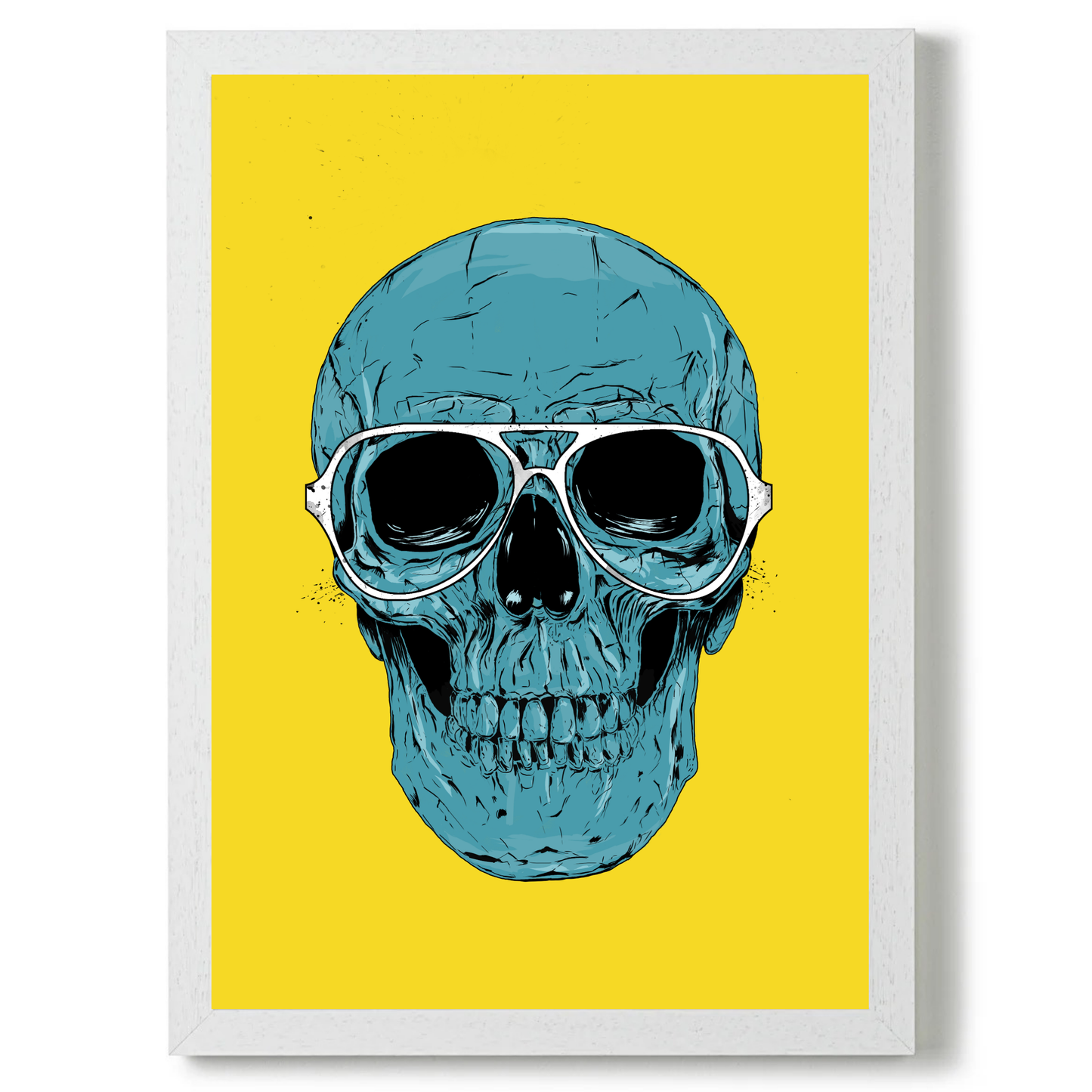 Blue Skull by Balazs Solti