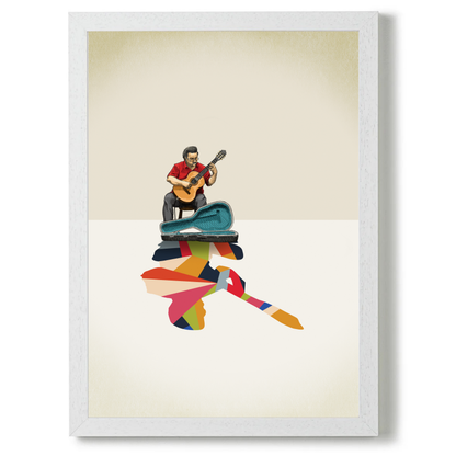 Walking Shadow Guitarist by Jason Ratliff