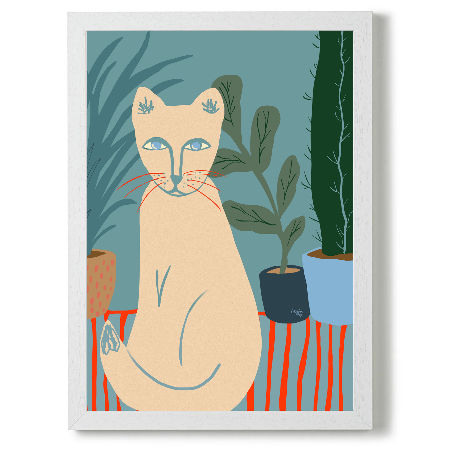 Plant Cat by Alix Campbell Art