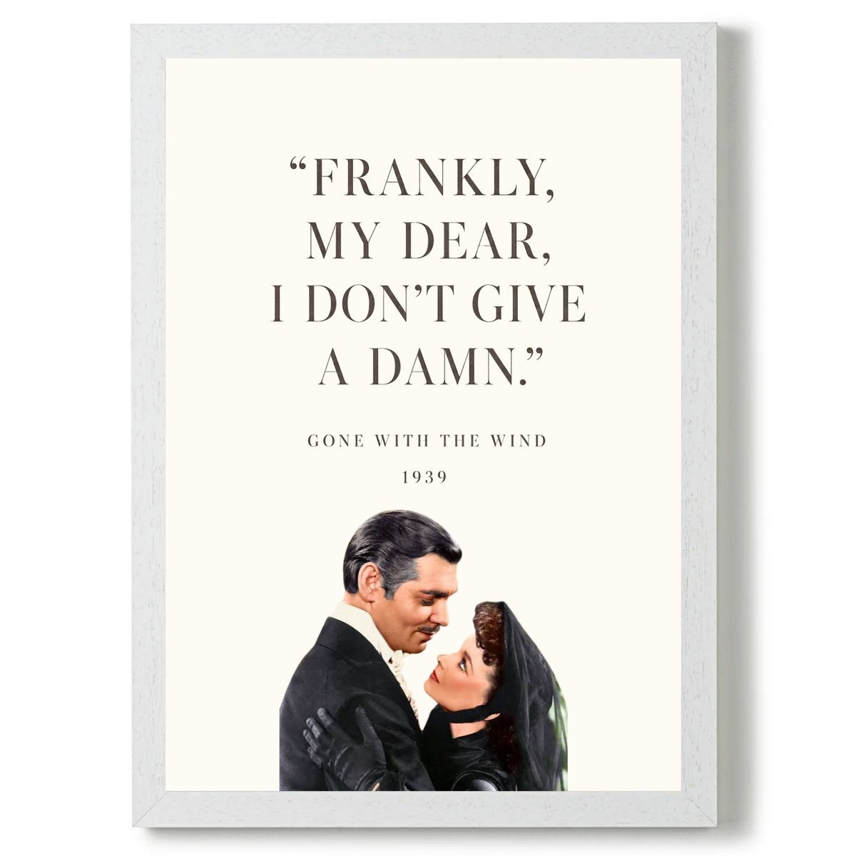 Frankly My Dear by Print Studio By Anya