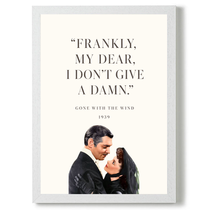 Frankly My Dear by Print Studio By Anya