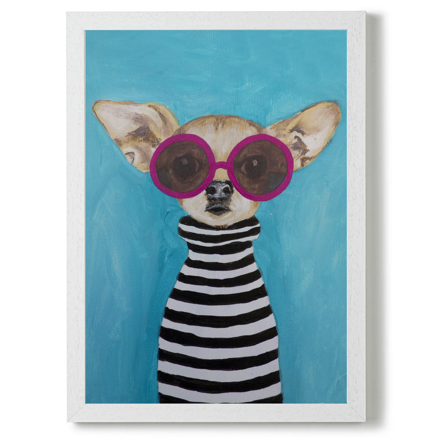 Stripy Chihuahua by Coco Deparis