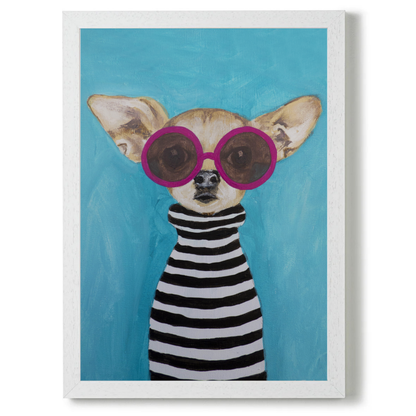 Stripy Chihuahua by Coco Deparis