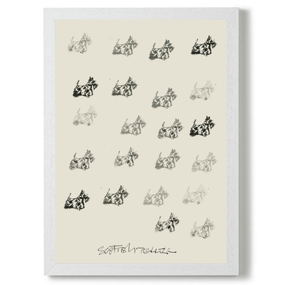 Scottish Terrier Grid by Cartissi