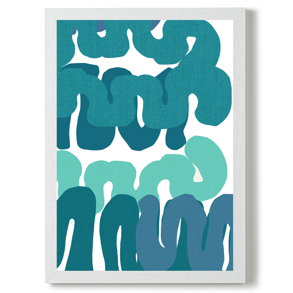 Blue Squiggles 3 by Cartissi