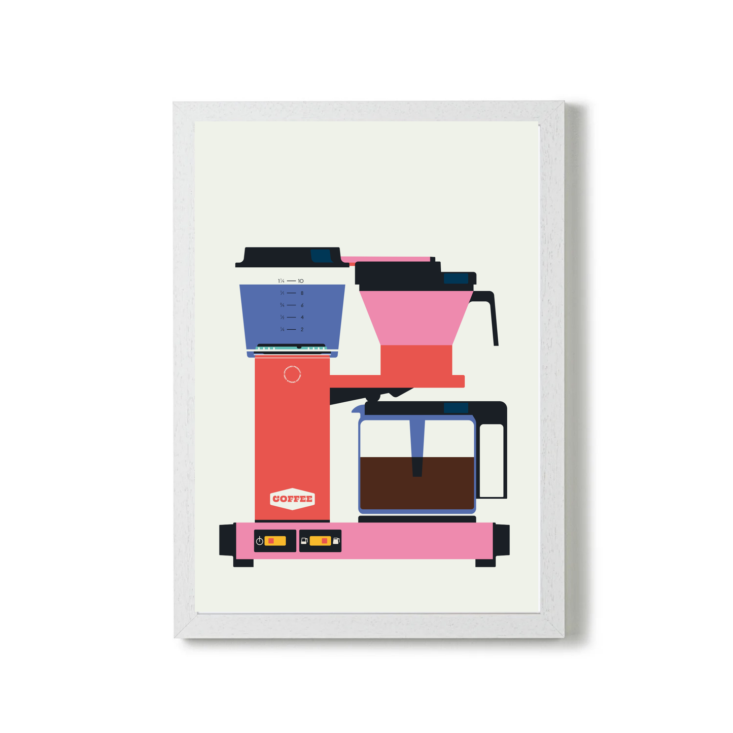 Pastel Coffe Maker by Bo Lundberg