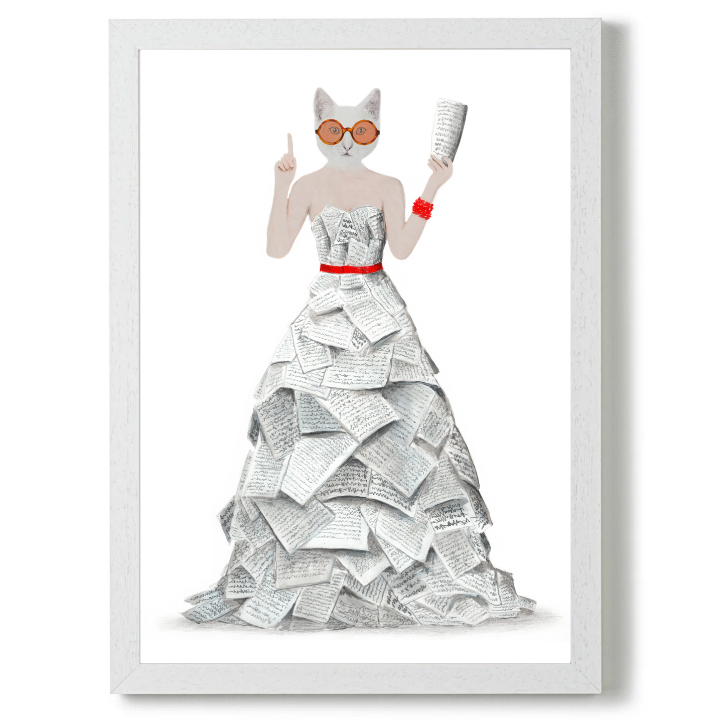 Poetry Cat by Coco Deparis