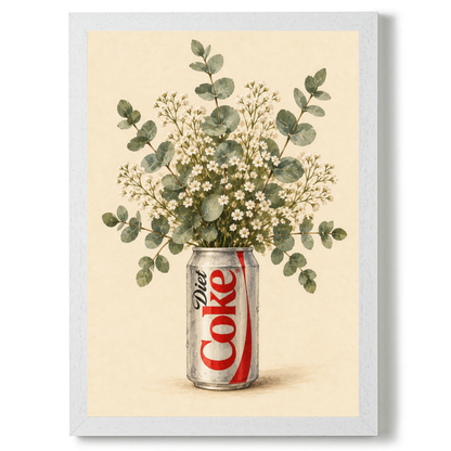 Diet Coke Botanical by Print Studio By Anya