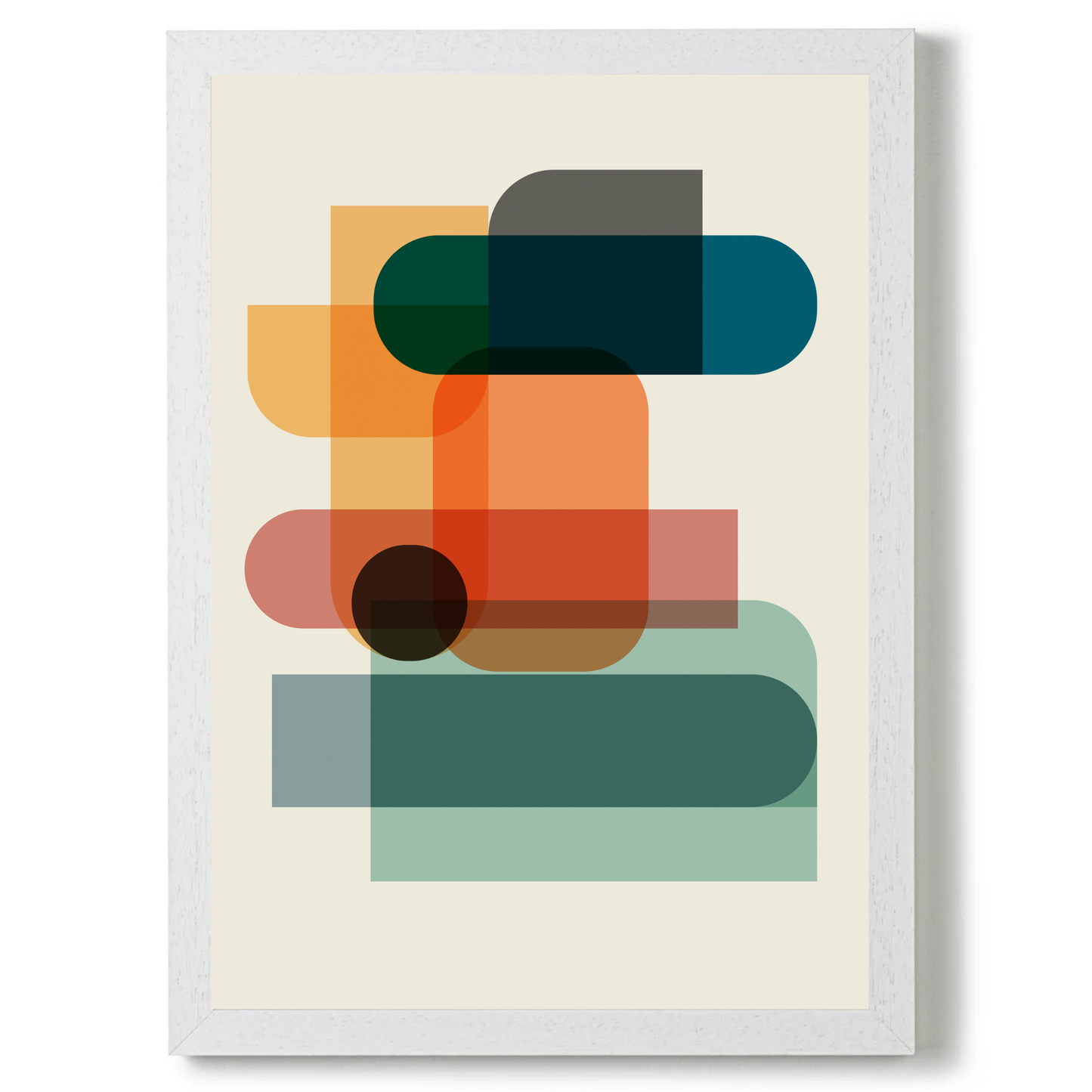 Set of 2 Colourful Bold Abstract Prints B by Print Punk Studio