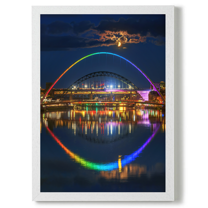 Two Bridges and a Moon by Steven Robinson