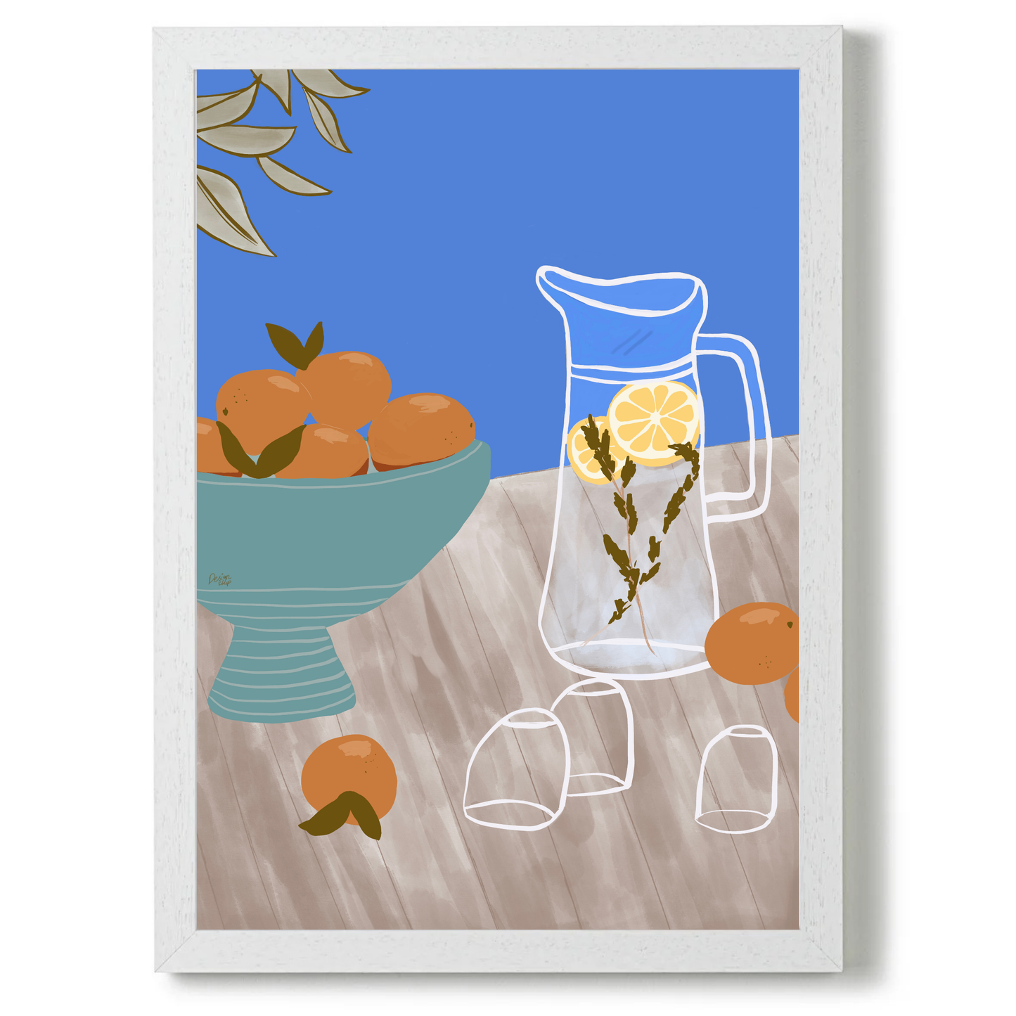 A Bowl Of Oranges by Alix Campbell Art