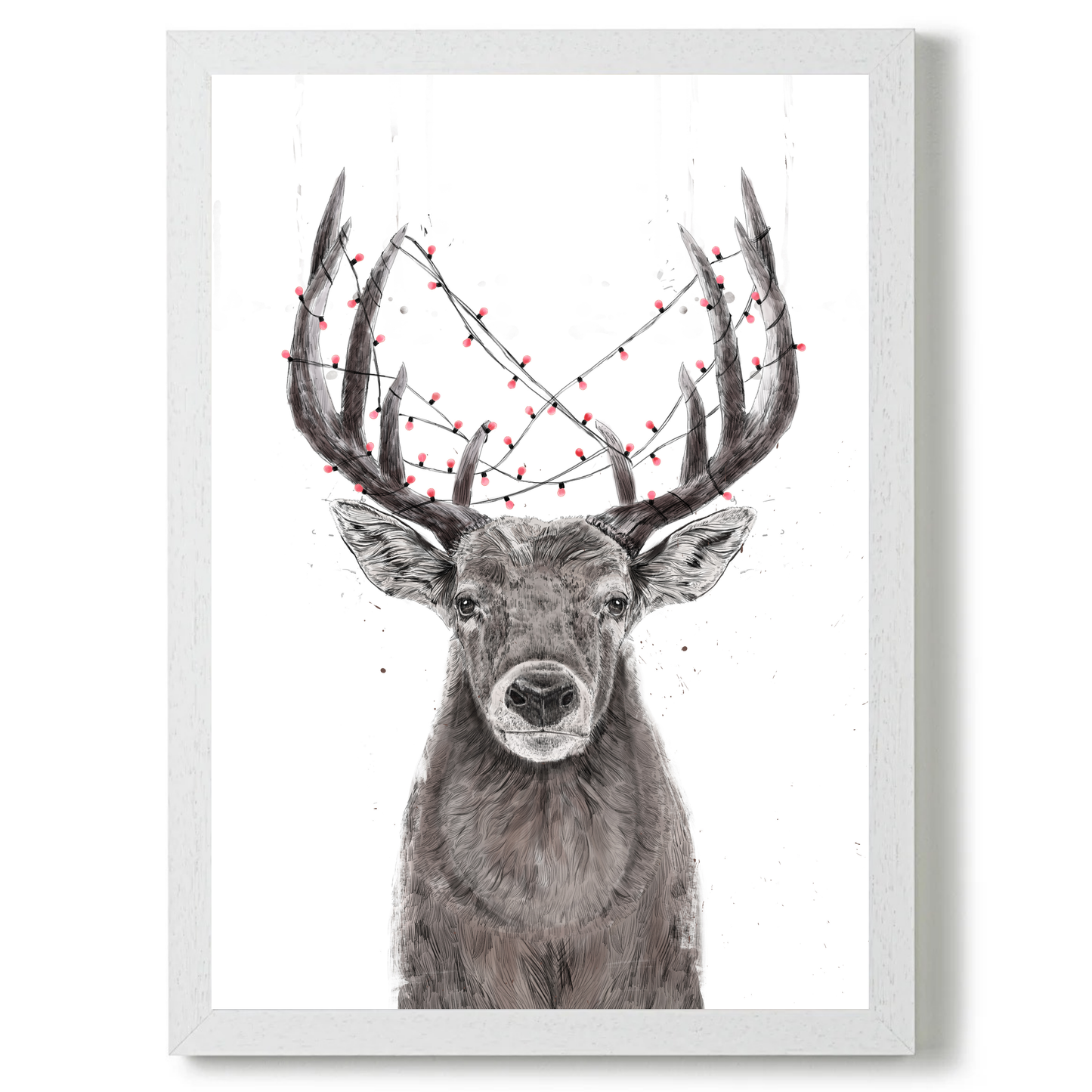 Xmas Deer by Balazs Solti
