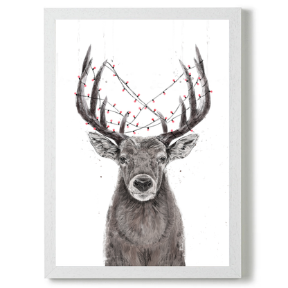 Xmas Deer by Balazs Solti