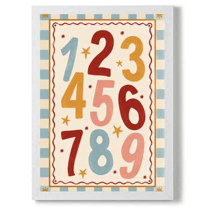 Alphabet Numbers by Print Studio By Anya
